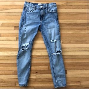 AGOLDE Sophie High Rise Skinny Jeans